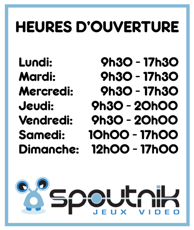 Horaire du Spoutnik Sherbrooke !