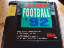 JOHN MADDEN FOOTBALL 92 - SEGA GENESIS - LOOSE