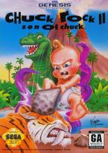 CHUCK ROCK II SON OF CHUCK - SEGA GENESIS - JEU + MANUEL