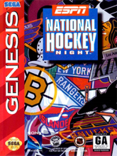 ESPN NATIONAL HOCKEY NIGHT - SEGA GENESIS - CIB