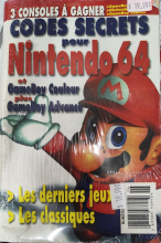 CODES SECRETS POUR NINTENDO 64 / GAMEBOY COLOR / GAMEBOY ADVANCE