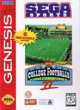 COLLEGE FOOTBALL'S NATIONAL CHAMPIONSHIP II - SEGA GENESIS - CIB