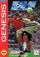 HEAD-ON SOCCER - SEGA GENESIS - CIB