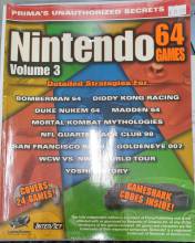 NINTENDO 64 GAMES VOL.3 - PRIMA'S STRATEGY GUIDE