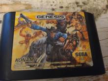 SUNSET RIDERS - SEGA GENESIS - LOOSE - DAMAGED