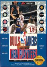 BULLS VERSUS LAKERS AND THE NBA PLAYOFFS - SEGA GENESIS - CIB