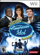 KARAOKE REVOLUTION AMERICAN IDOL ENCORE BUNLDE WII