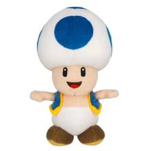 PELUCHE TOAD BLEU - SUPER MARIO COLLECTION