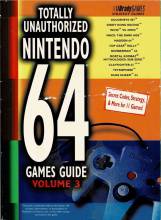 TOTALLY UNAUTHORIZED NINTENDO 64 GAMES GUIDE VOL.3 - BRADYGAMES GUIDE