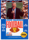 JOHN MADDEN FOOTBALL 92 - SEGA GENESIS - CIB